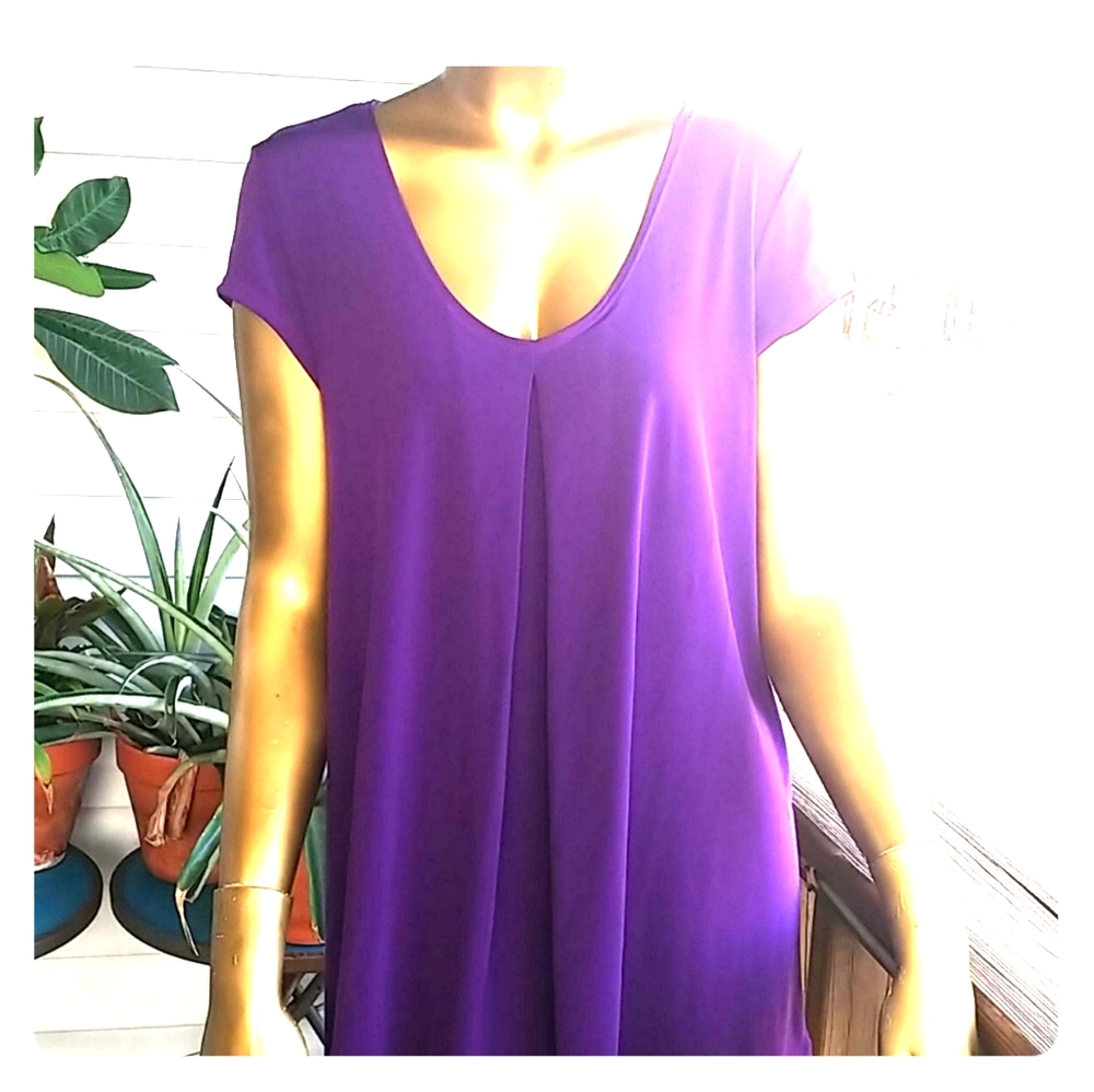 LBISSE pleated front blouse